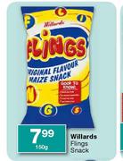 Willards Flings Snack-150gm