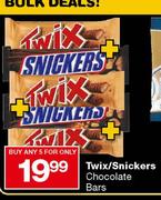 Twix/Snickers Chocolate Bars-5's