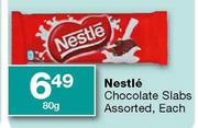 Nestle Chocolate Slabs Assorted-80gm