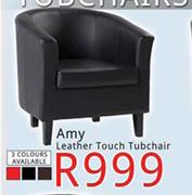 Amy Leather Touch Tubchair