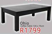 Ohio Coffee Table-120x75cm