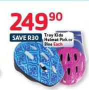 Troy Kids Helmet Pink Or Blue
