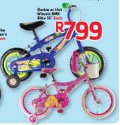 Barbie Or Hot Wheels BMX Bike 16"