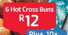 6 Hot Cross Buns
