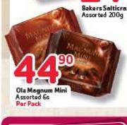 Oia Magnum Mini Assorted-6's Per Pack