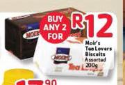 Moir's Tea Lovers Biscuits Assorted-2x200g