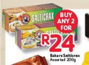 Bakers Salticrax Assorted-2x200g