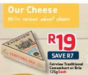Fairview Traditional Camembert Or Brie-125g Each