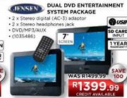 Jensen Dual DVD Entertainment System Package-7"