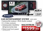 Jensen Car Entertainment System-4.3"