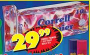 Correll Premier 1 Ply Toilet Rolls-10's