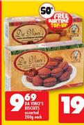 DA Vinci's Biscuits Assorted-200g Each