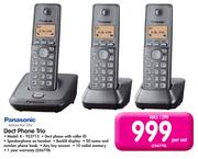 Panasonic Dect Phone Trio K-TG2713-Per Set