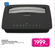 Linksys Wi-Fi Router With ADSL Modem X3500