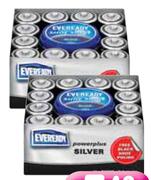 Eveready Powerplus Silver R20PP Each plus Free Shoe Polish-50ml