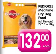 Pedigree Mealtime Dry Dog Food(All Flavours)-7/7.5 or 8kg Each