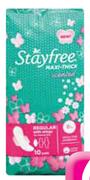 Stayfree Maxi Thick Pads(Scented/Unscented No Wings, Scented/Unscented Wings)-10's