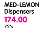 Med-Lemon Dispensers-72's