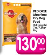 Pedigree Mealtime Dry Dog Food(All Variants)-7kg/7.5kg/8kg Each