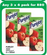 Purejoy Juice(All Flavours)-3x6x200ml