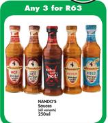 Nando's Sauces(All Variants)-3x250ml