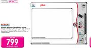 Parrot Slimline Magnetic Whiteboard Bundle