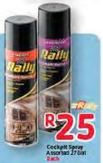 Rally Cockpit Spray Assorted-270ml Each