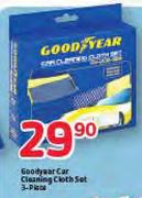 Goodyear Car Cleaning Cloth Set-3 Piece