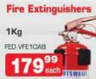 Fire Extinguishers-1Kg Each