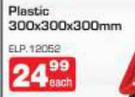 Warning Triangles Plastic 300x300x300Mm