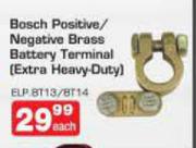 Bosch Positive/Negative Brass Battery Terminal(Extra Heavy-Duty) Each