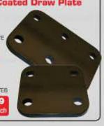 Powder Coated Draw Plate 4 Hole-Each