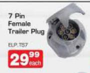 7 Pin Female Trailer Plug Each