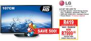 LG 42" HD LED TV