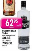 Russian Bear Vodka-12 x 750ml