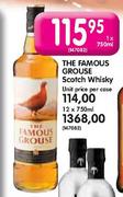 The Famous Grouse Scotch Whisky-1 x 750ml