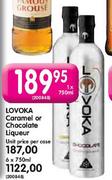 Lovoka Caramel Or Chocolate Liqueur-1 x 750ml