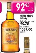 Three Ships Whisky-12 x 750ml