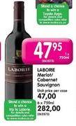 Laborie Merlot/Cabernet Sauvignon-1 x 750ml