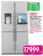 Defy 605L G605 4 Door Fridge/Freezer DFF399 