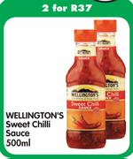 Wellington's Sweet Chilli Sauce - 2 x 500ml