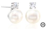 Silver CZ Earrings