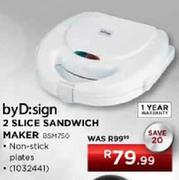 By D:Sign 2 Slice Sandwich Maker