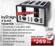 By D:Sign 4 Slice Toaster