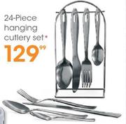 24 Piece Hanging Cutlery Set