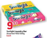 Sunlight Laundry Bar Assorted-400/500g Each