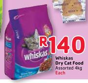  Whiskas Dry Cat Food Assorted-4kg