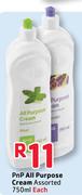 PnP All Purpose Cream Assorted - 750ml Each