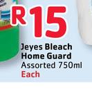 Jeyes Bleach Home Guard Assorted-750ml Each