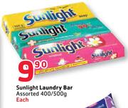 Sunlight Laundary Bar Assorted 400/500g Each